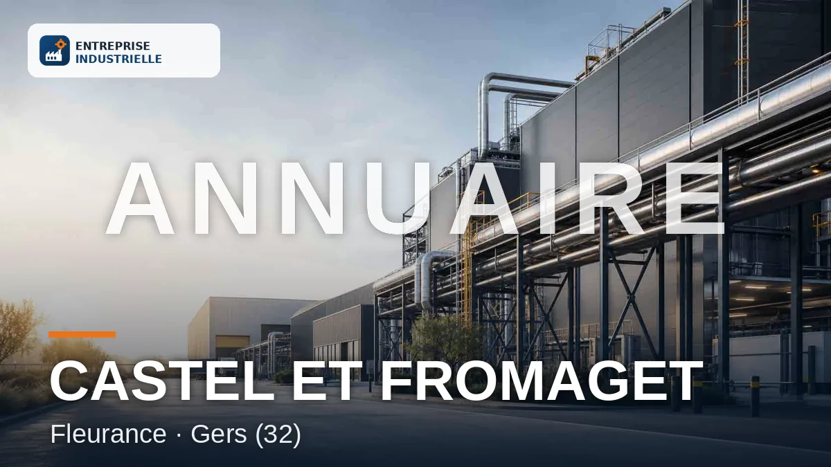 CASTEL ET FROMAGET, entreprise industrielle à Fleurance (32)