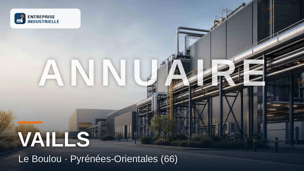 VAILLS, entreprise industrielle à Le Boulou (66)