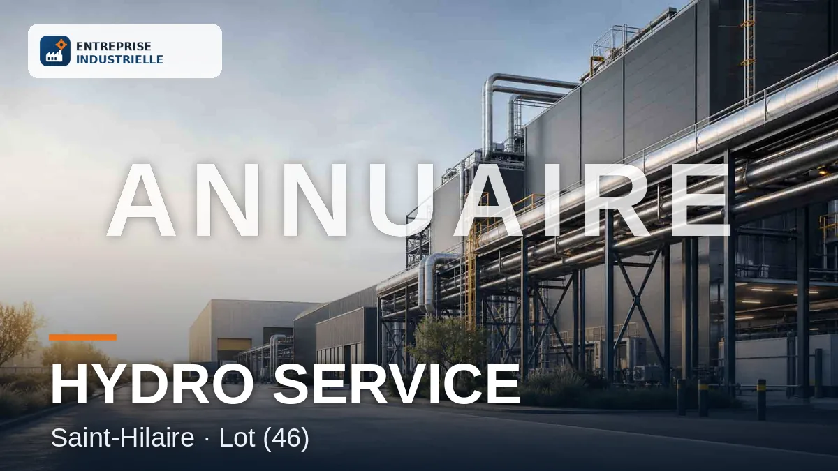 HYDRO SERVICE, entreprise industrielle à Saint-Hilaire (46)